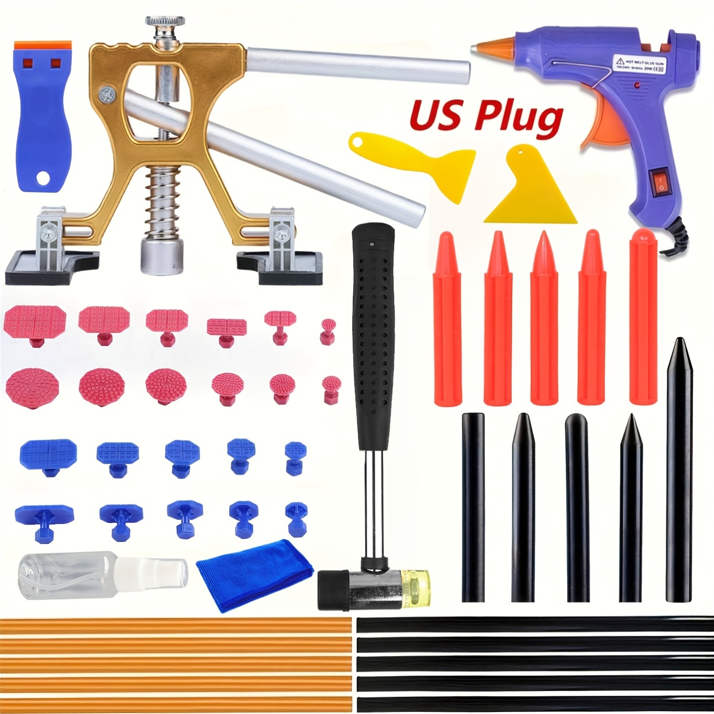 Tools In Mechanic Workshop - Nieuwe verstelbare auto deukreparatieset professionele mechanische