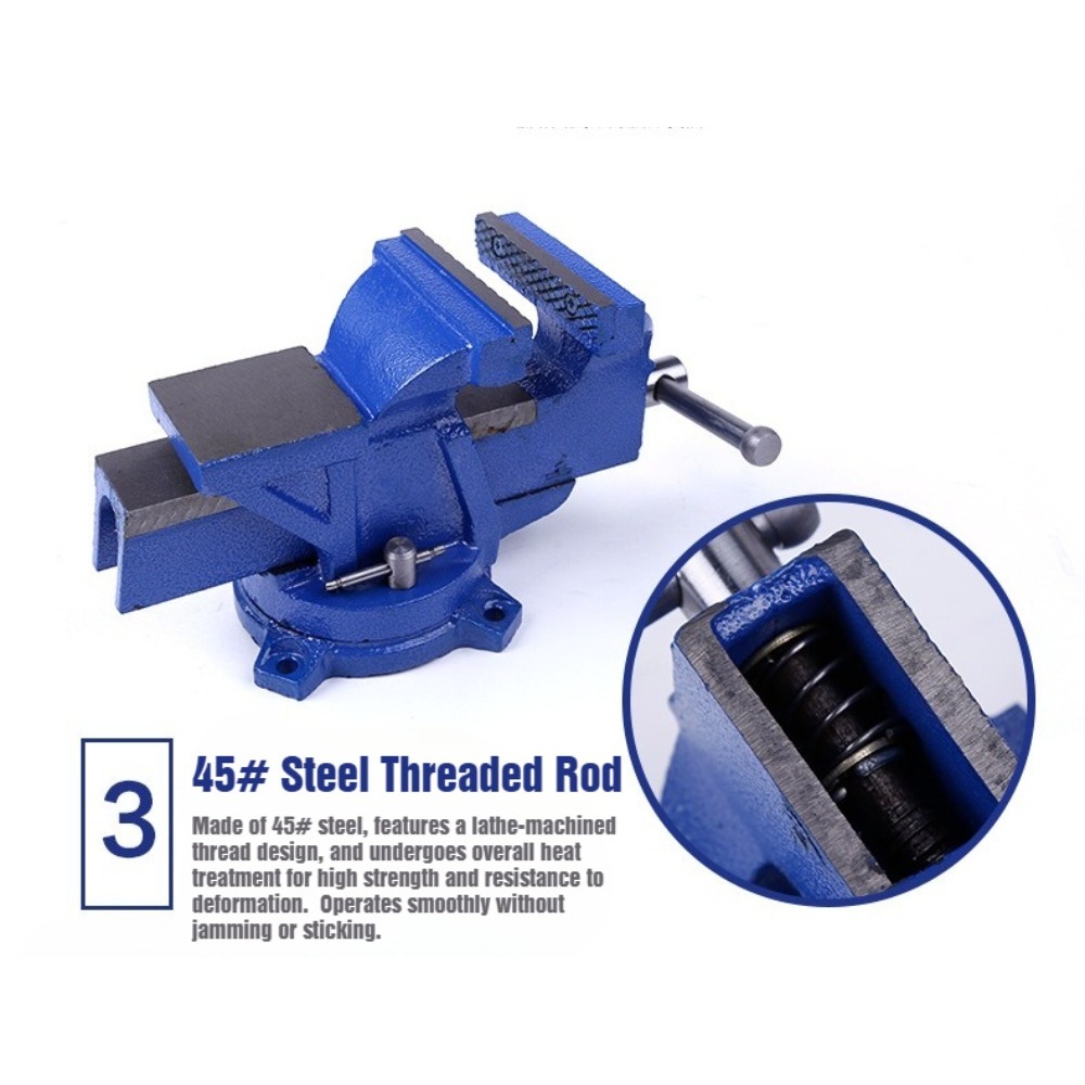 6-inch zware bankschroef, nieu - Bench Vise Swivel recensie en prijs