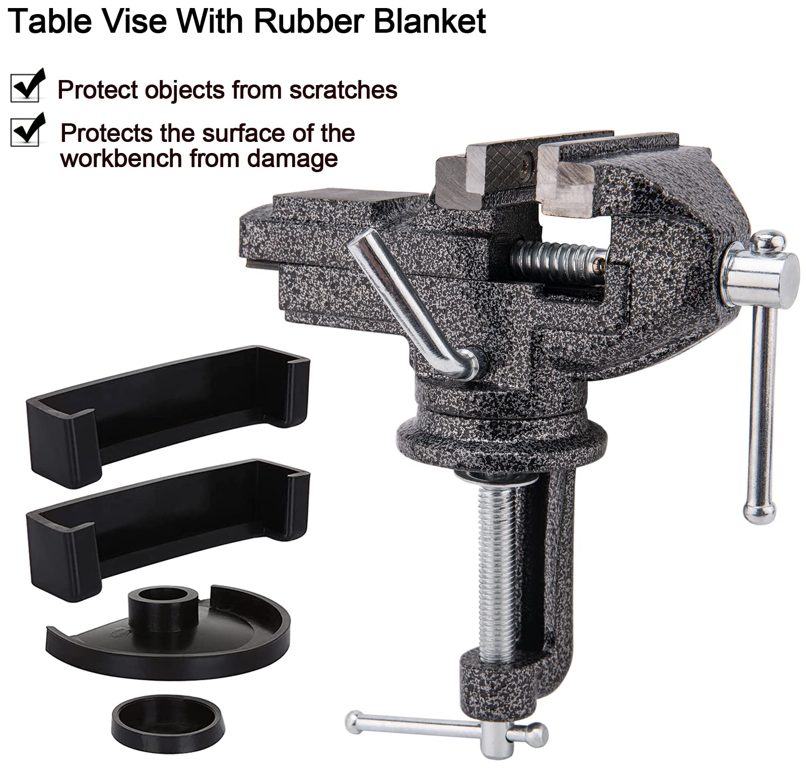 Multifunctionele zware tafelkl - Bench Vise Swivel recensie en prijs