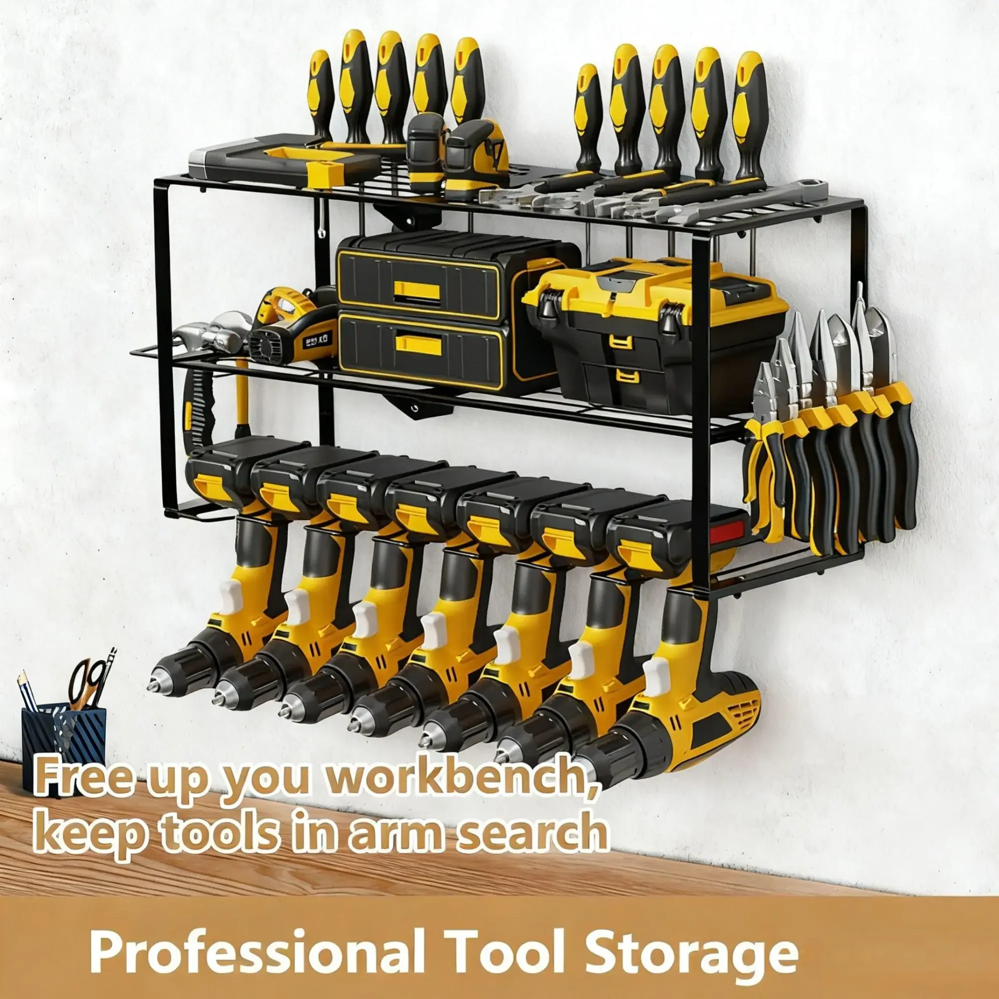 Robuuste wandgemonteerde organ - Workshop Tools Holder recensie en prijs