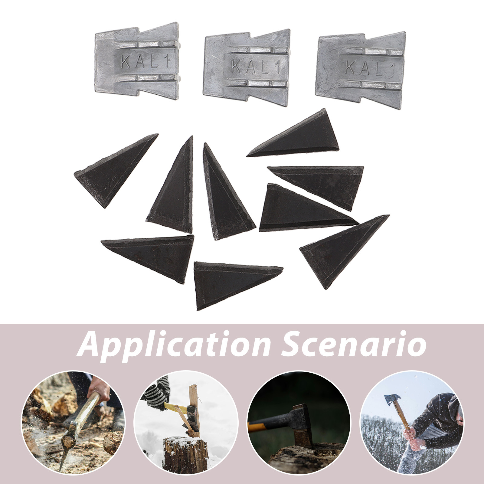 12 stuks bijlhandgreepwedges,  - Tools In Metal Workshop recensie en prijs