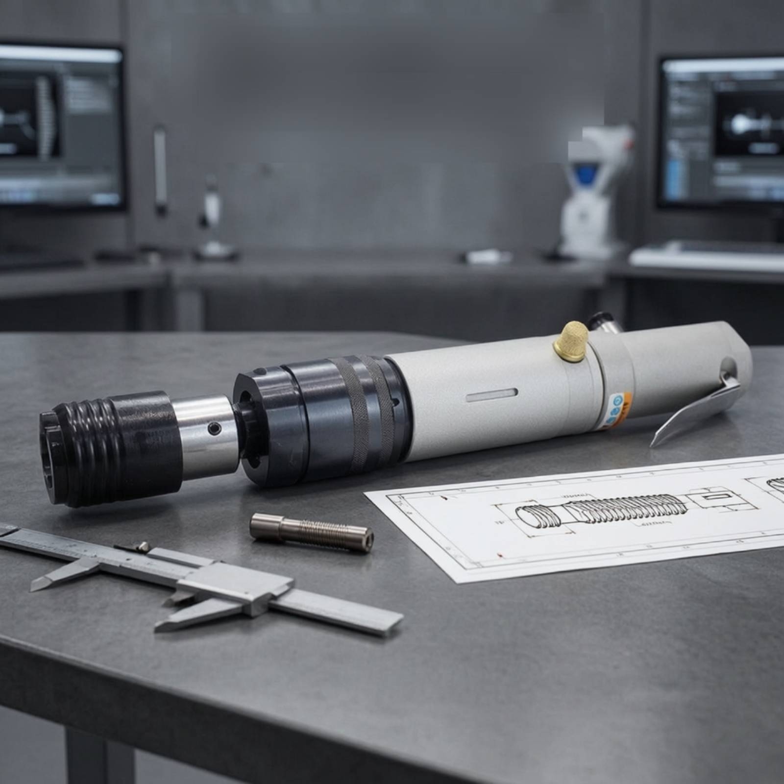 Pneumatische tapmachine Motor  - Tools In Metal Workshop recensie en prijs