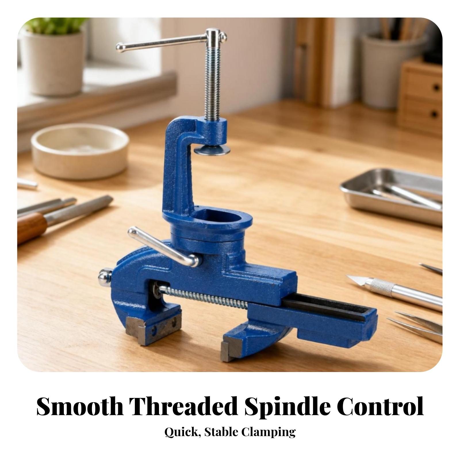 Bankschroef met draaibare basi - Bench Vise Swivel recensie en prijs